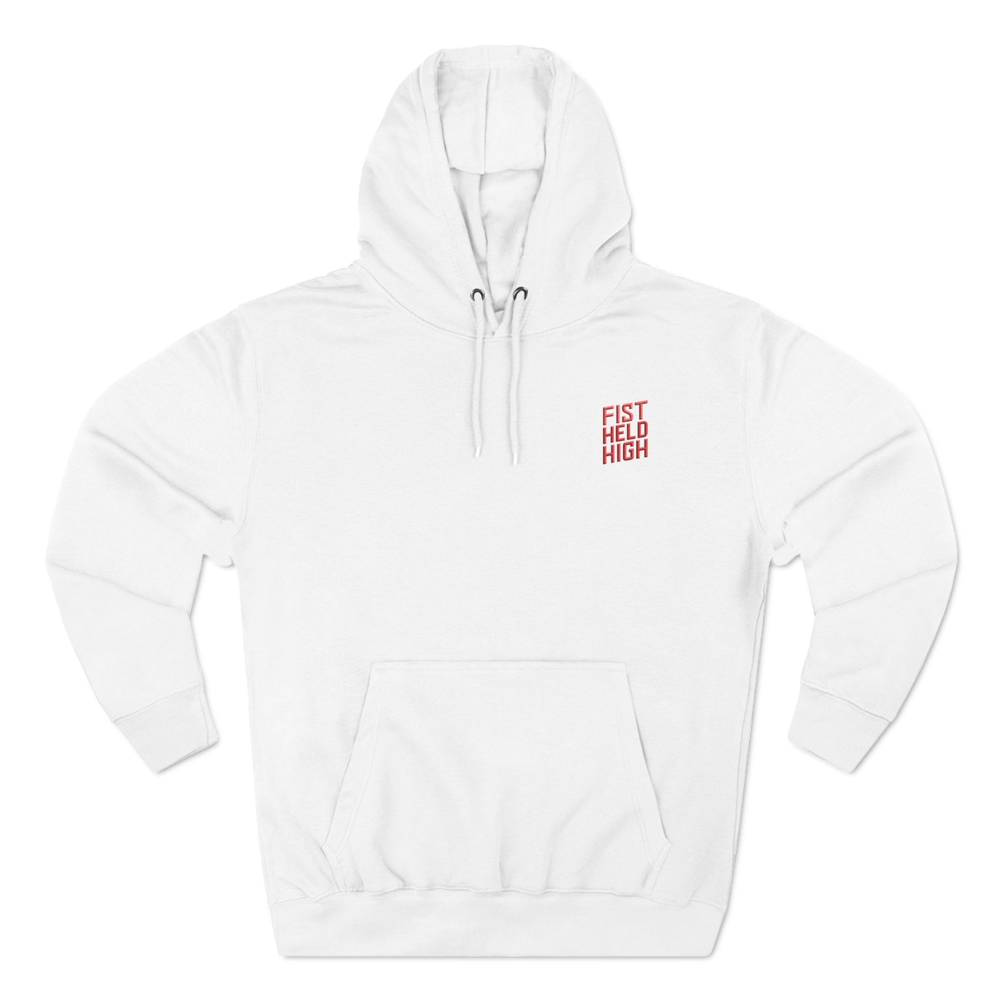 Fist Held High Three-Panel Fleece Hoodie