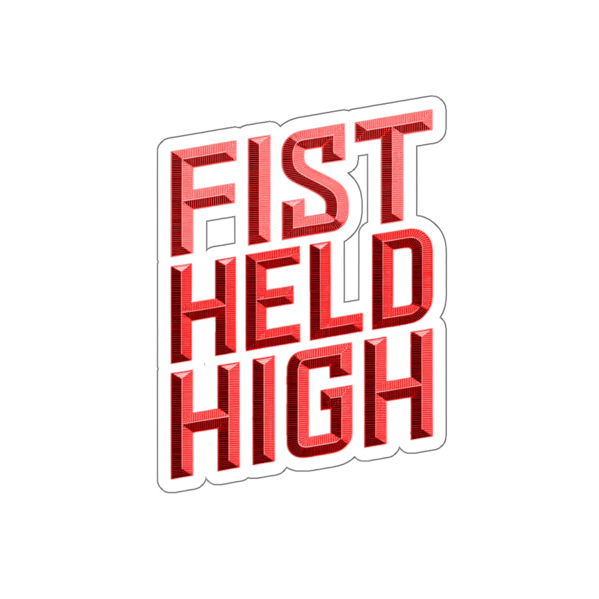 Fist Held High Stickers