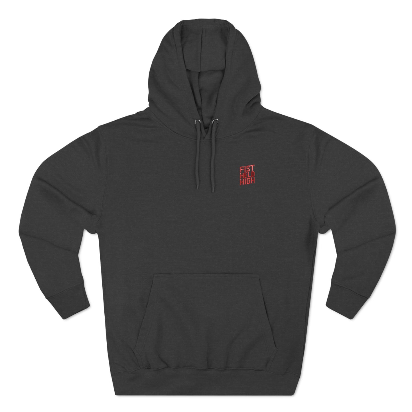 Fist Held High Three-Panel Fleece Hoodie