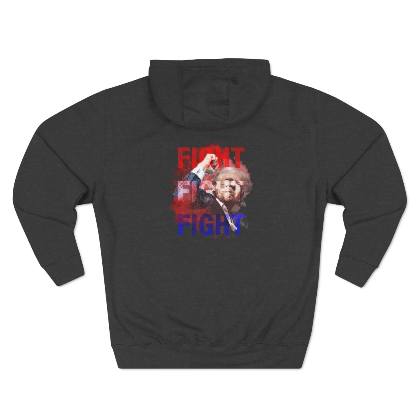 Fist Held High Three-Panel Fleece Hoodie