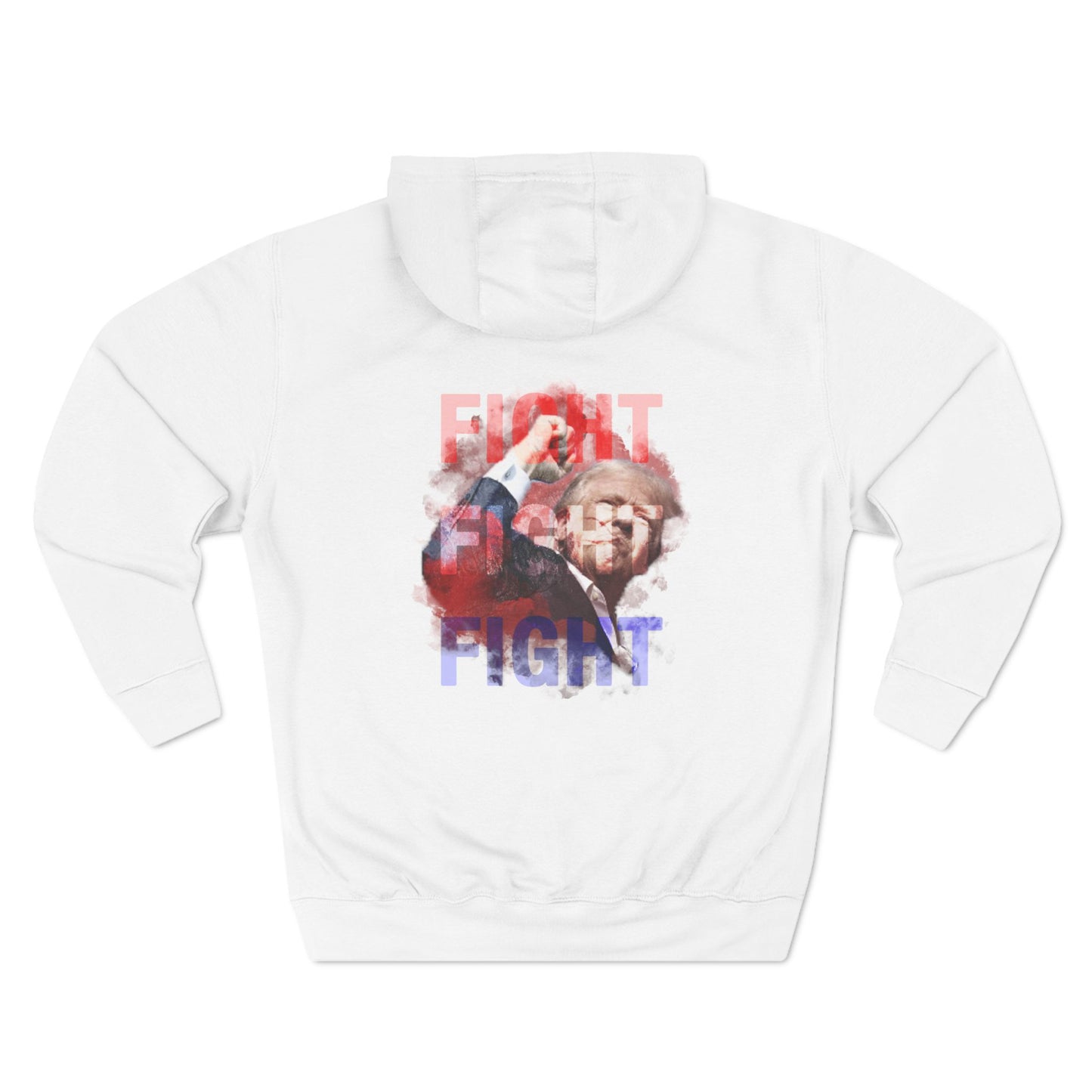 Fist Held High Three-Panel Fleece Hoodie